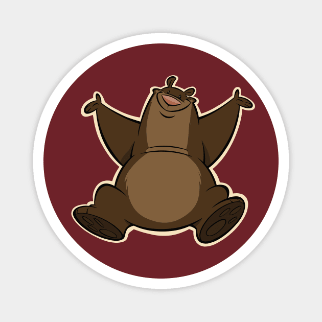 Happy Bear Magnet by westinchurch